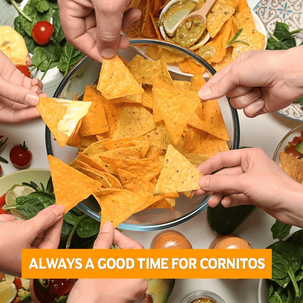 Cornitos Cheese & Herbs Nachos - Pack of 2 : 2 x 150 g