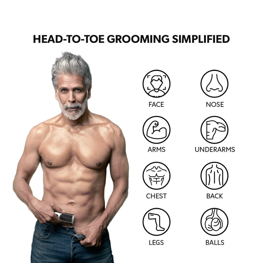 Zlade Ballistic Neo 10-in-1 Multi Grooming Kit for Men (Black) : 1 unit