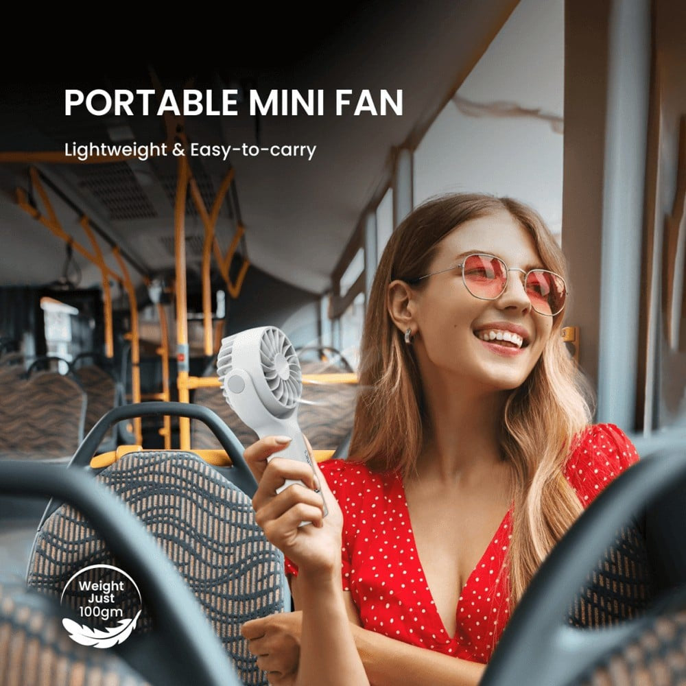 Portronics Toofan Mini Portable Fan (White, 5W) : 1 unit