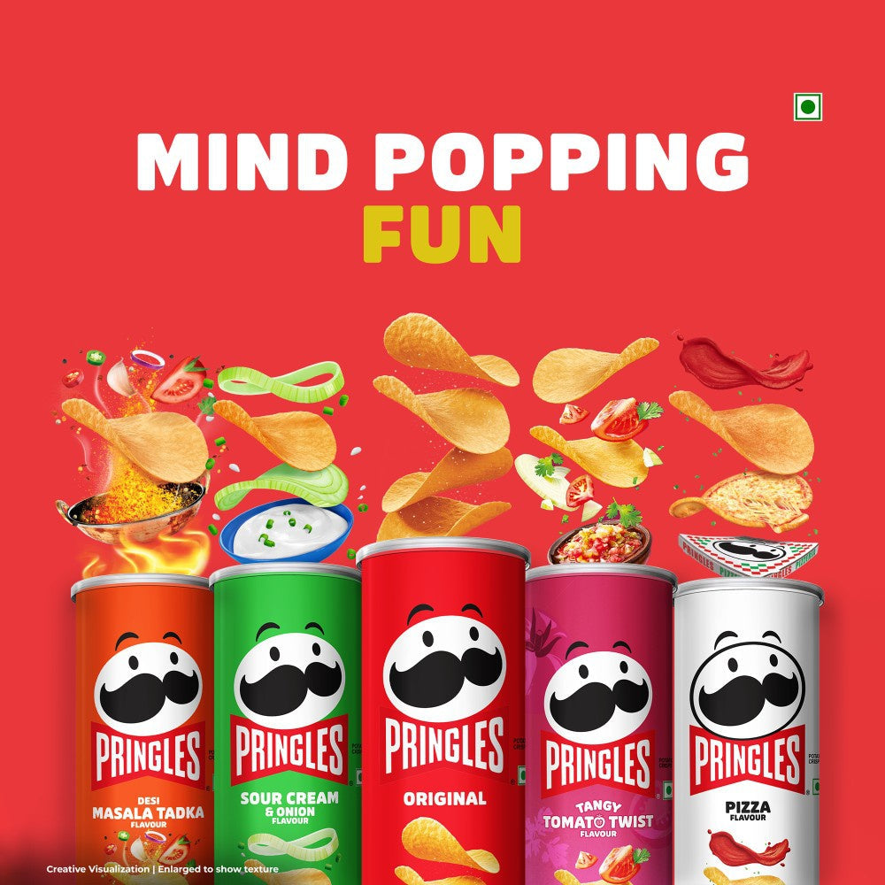 Pringles Original Potato Chips : 107 g