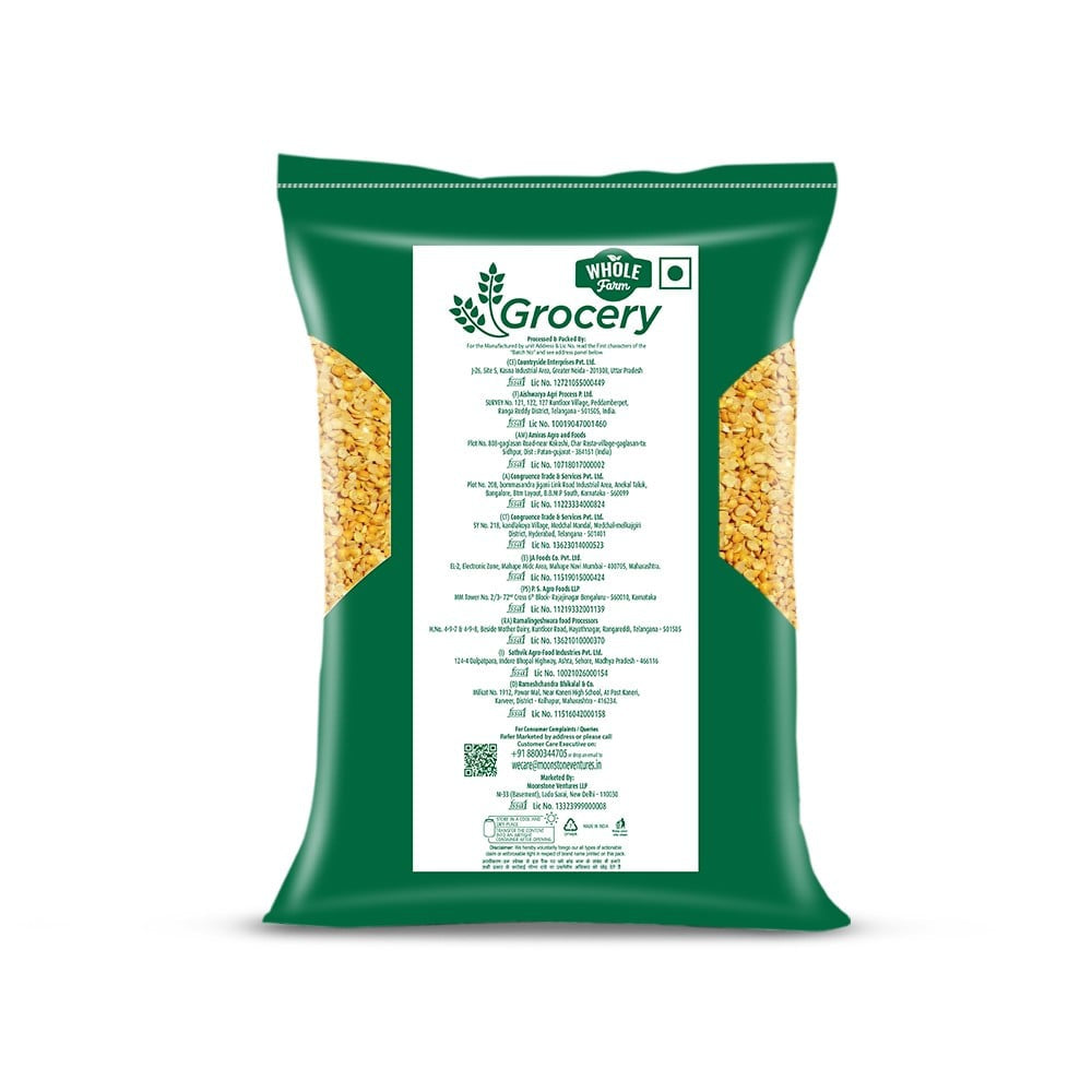 Whole Farm Grocery Toor Dal : 500 g