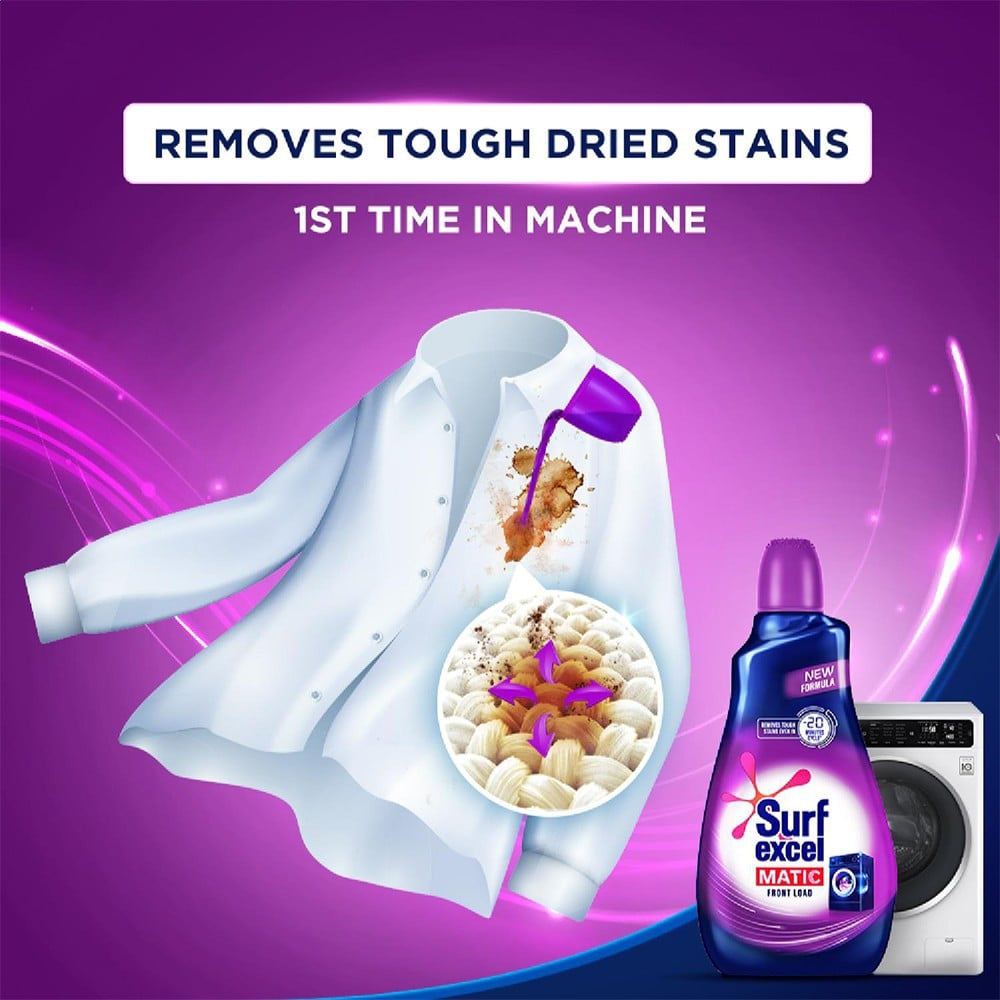 Surf Excel Front Load Liquid Detergent : 3.2 ltr