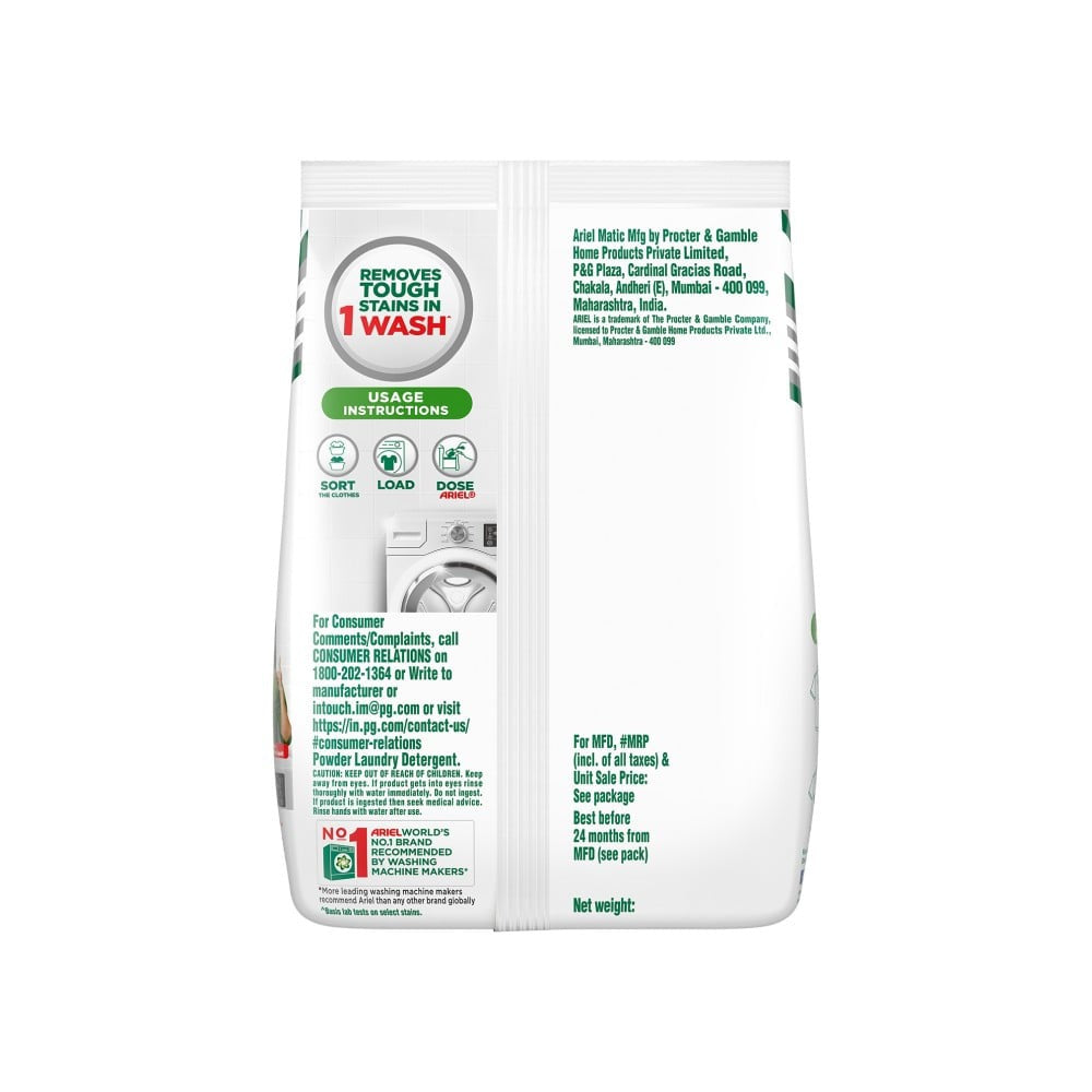 Ariel Front Load Detergent Powder : 1 kg