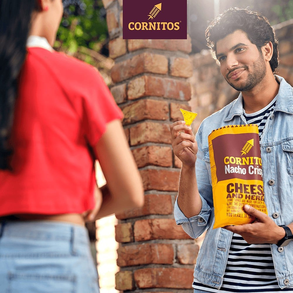 Cornitos Cheese & Herbs Nachos - Pack of 2 : 2 x 75 g