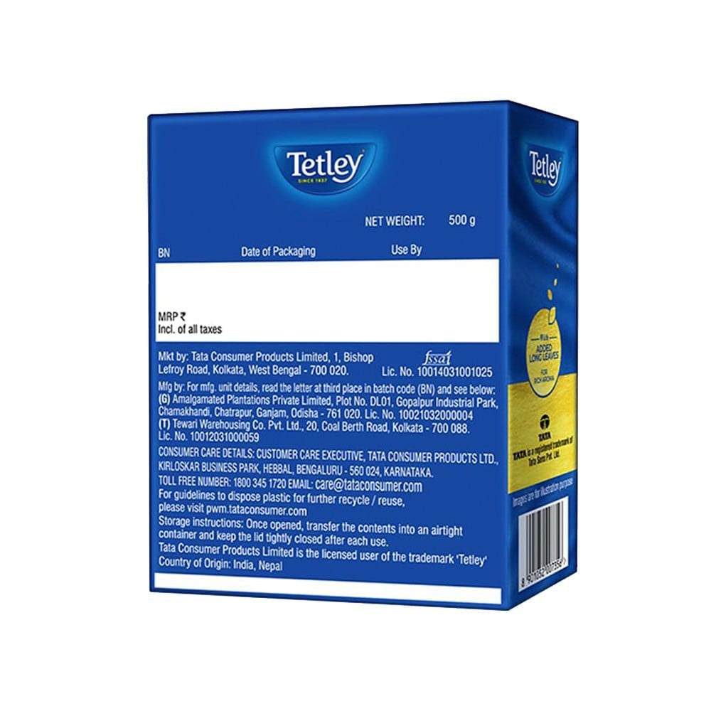 Tetley Premium Black Leaf Tea : 500 g