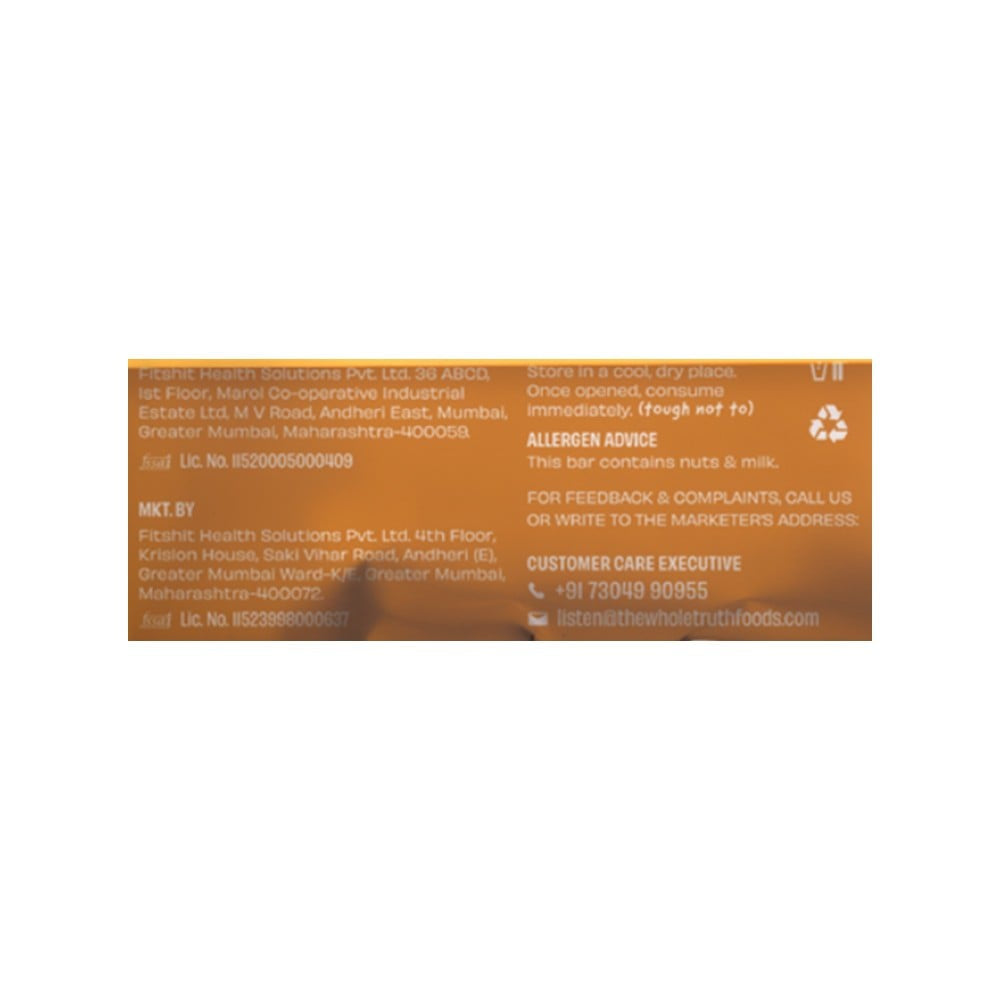 The Whole Truth Peanut Millet Cocoa Protein Bar : 55 g