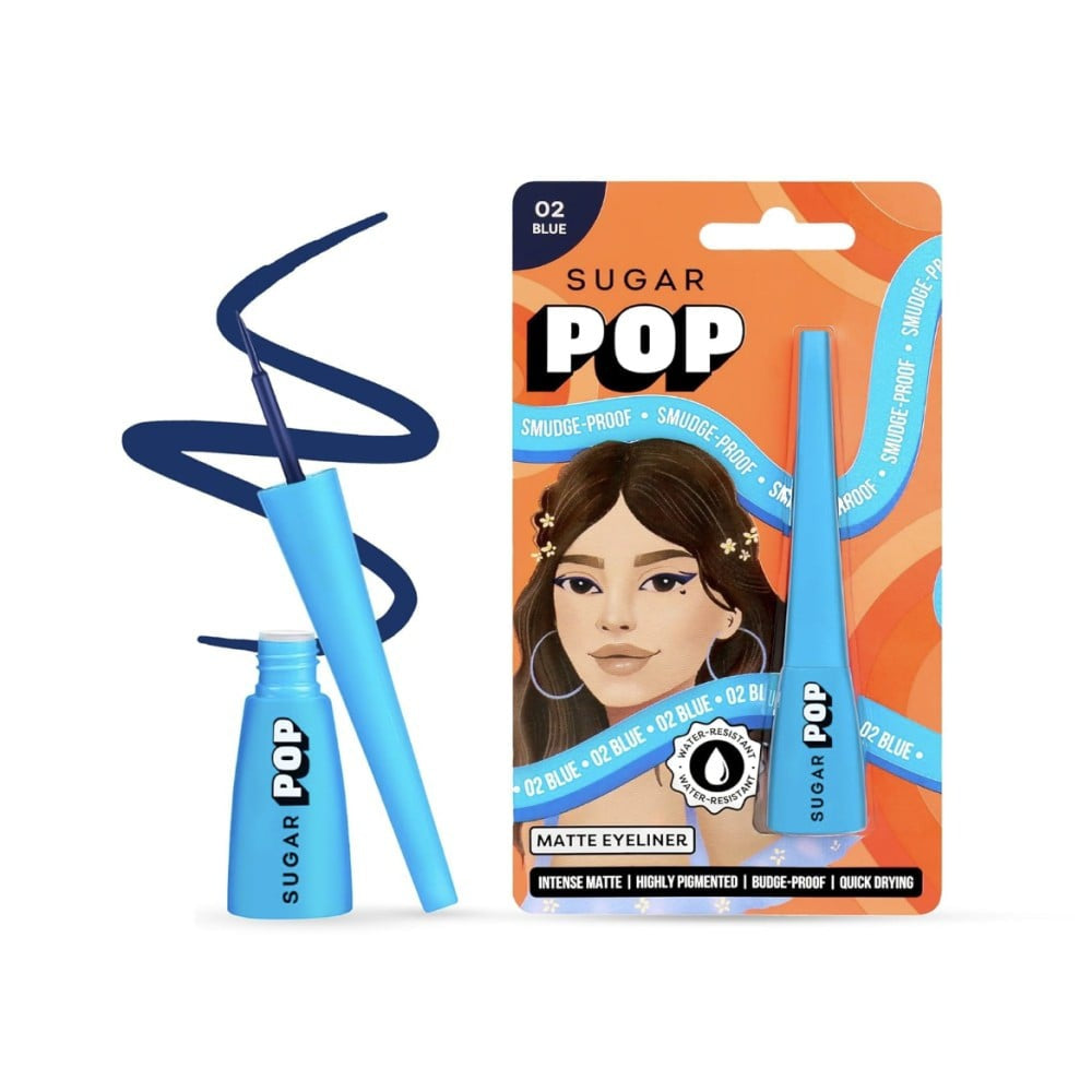 SUGAR POP Matte Eyeliner (02 Blue) : 4.5 ml