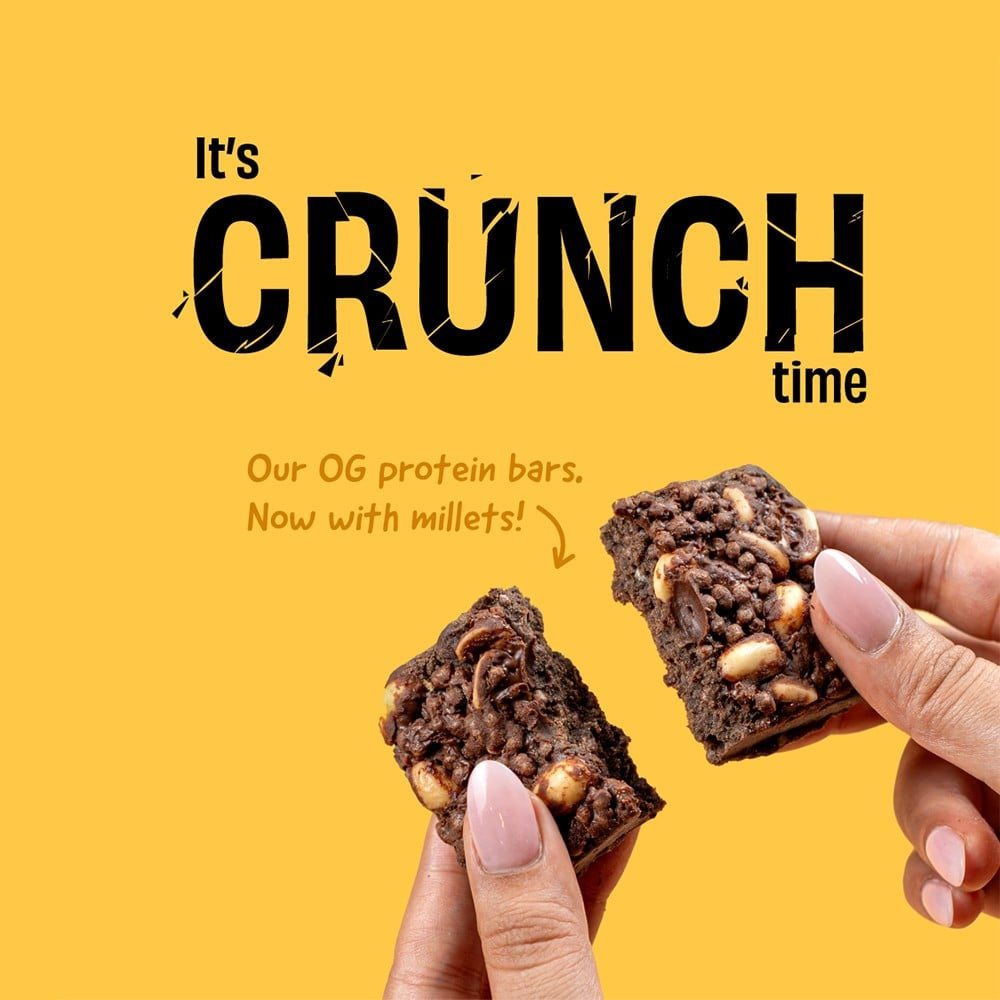 The Whole Truth Peanut Millet Cocoa Protein Bar : 55 g