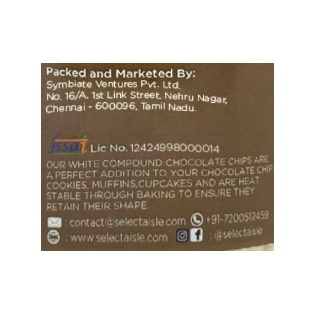 The Select Aisle White Choco Chip : 150 g