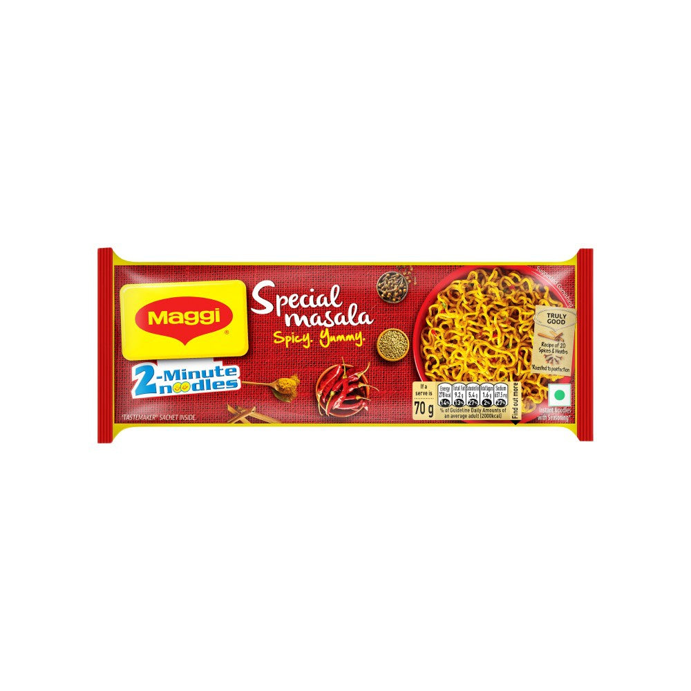 Maggi 2-Minute Special Masala Instant Noodles : 4 x 70 g