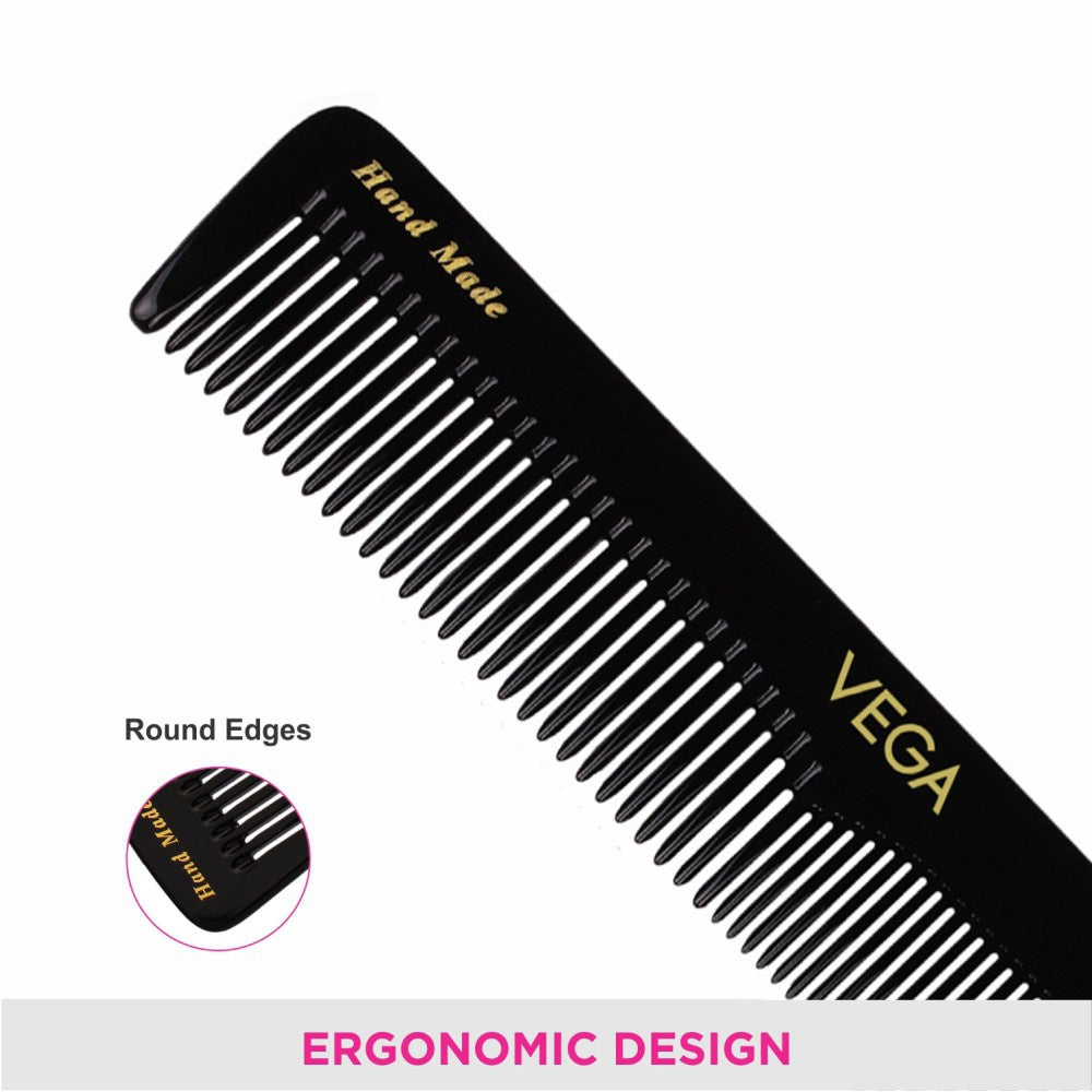 Vega Graduated Dressing Hair Comb (Black) : 1 piece