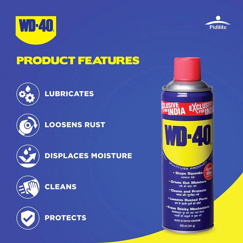 WD-40 All Purpose Cleaner Spray For Home Maintenance : 420 ml