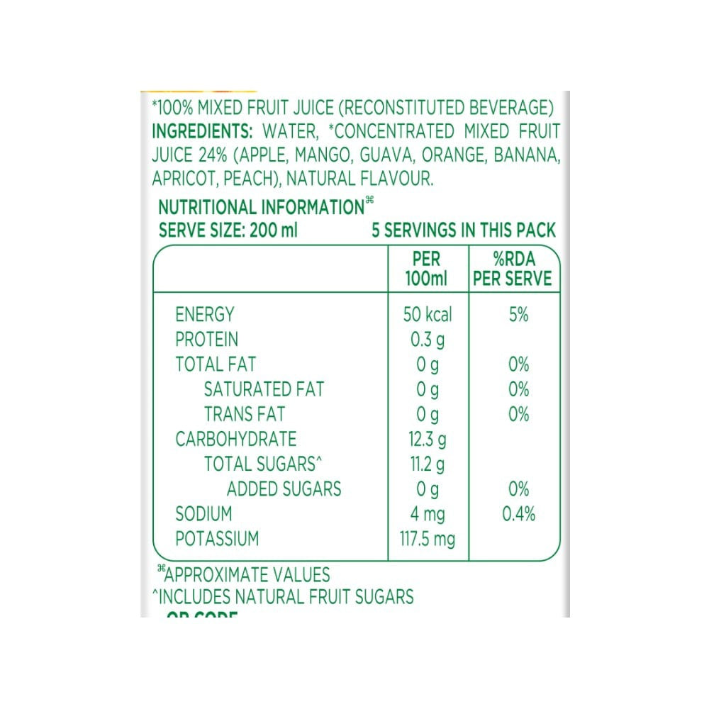 Tropicana Mixed Fruit Juice : 1 ltr