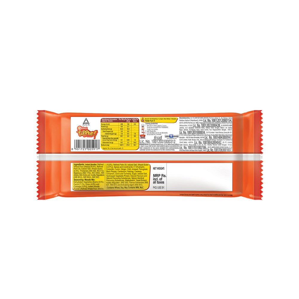 Yippee Magic Masala Instant Noodles with Added Veggies : 240 g