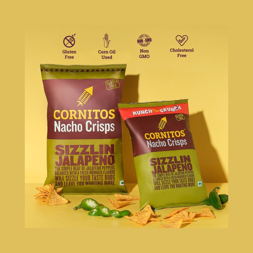 Cornitos Sizzlin Jalapeno Nachos : 75 g