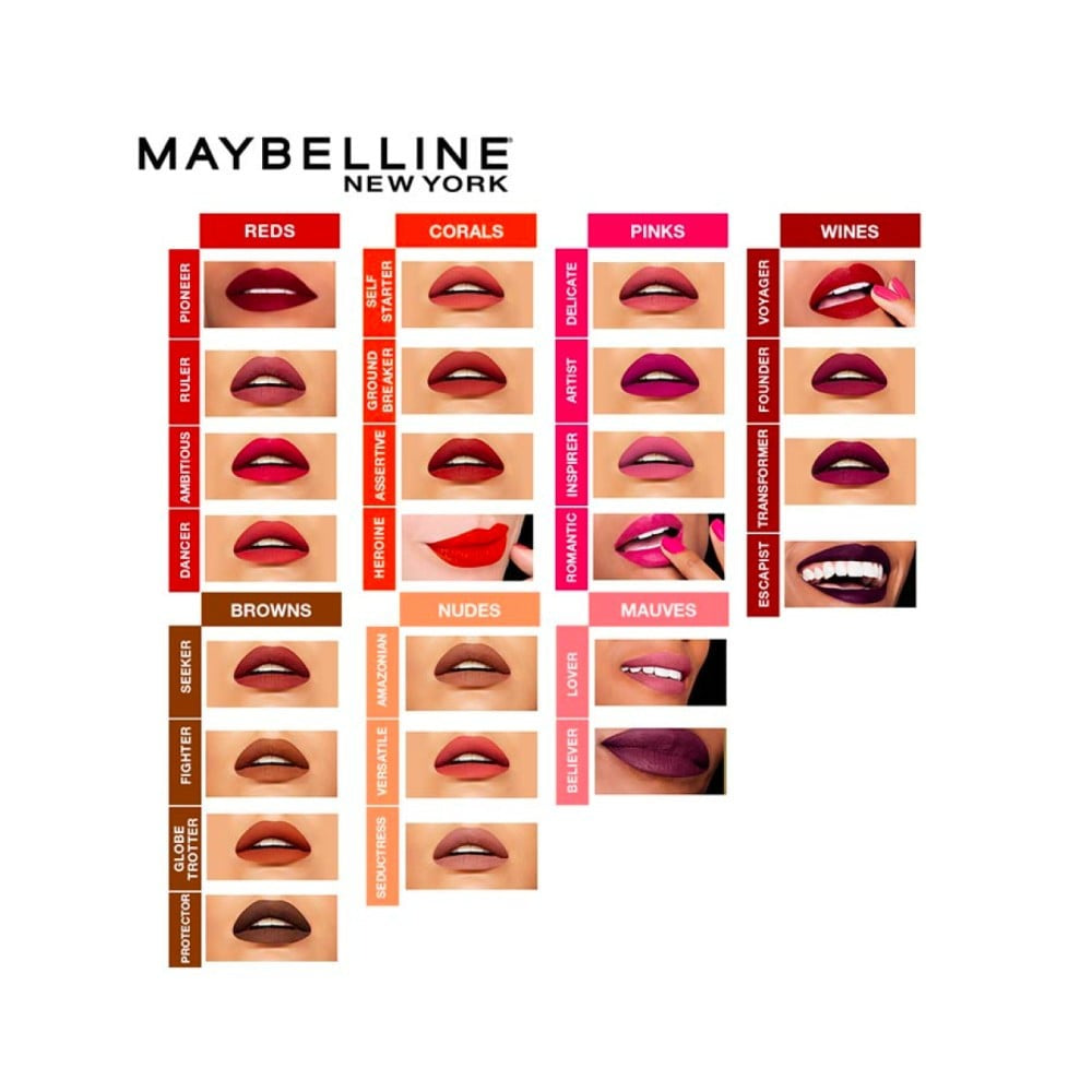 Maybelline New York Super Stay Matte Ink Liquid Lipstick (Lover 15) : 5 ml