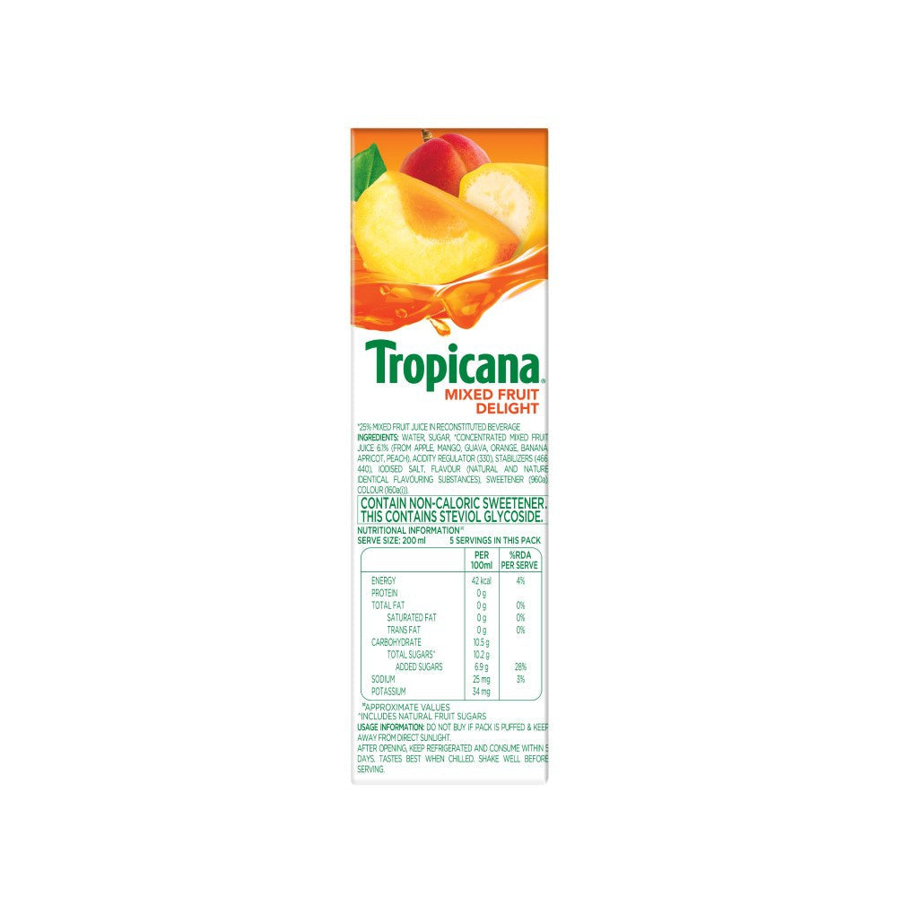 Tropicana Mixed Fruit Delight Juice : 1 ltr