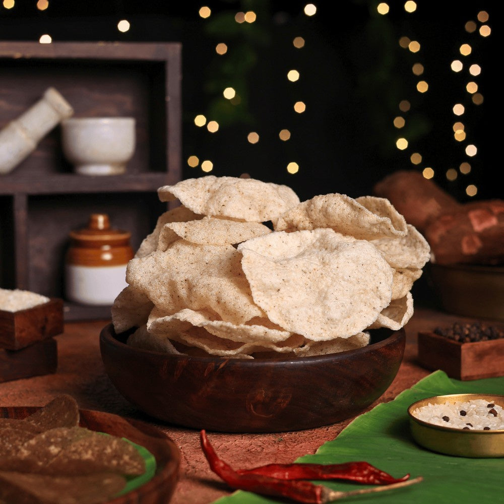 Sweet Karam Coffee Mini Sabudana Papad : 100 g