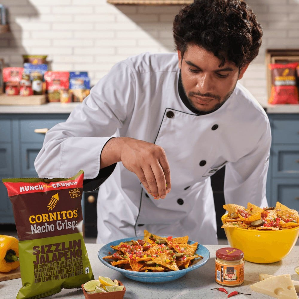 Cornitos Sizzlin Jalapeno Nachos - Pack of 2 : 2 x 150 g
