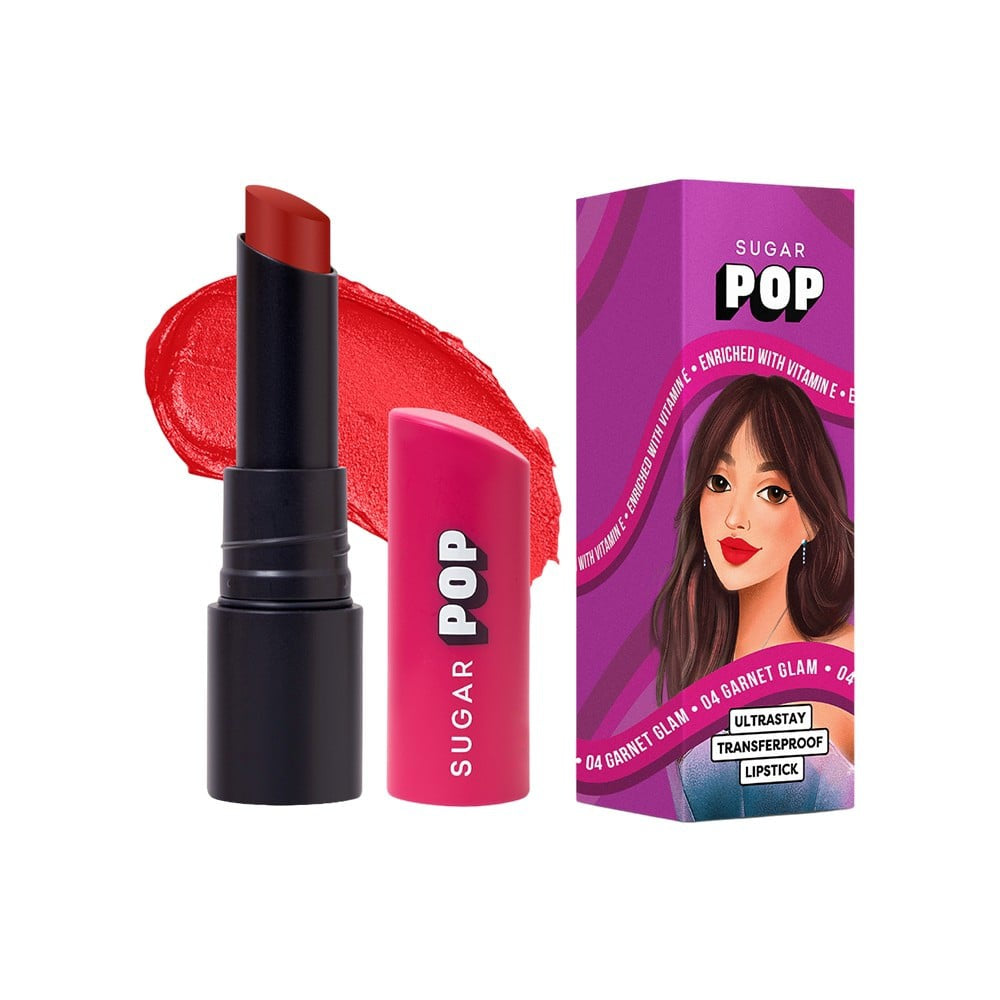 SUGAR POP Ultrastay Transferpoof Lipstick (04 Garnet Glam) : 4 g