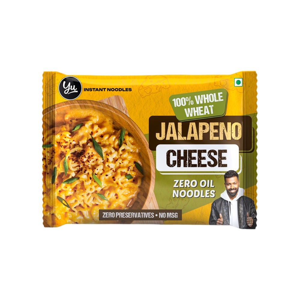 Yu Whole Wheat Instant Noodles Jalapeno Cheese : 70 g