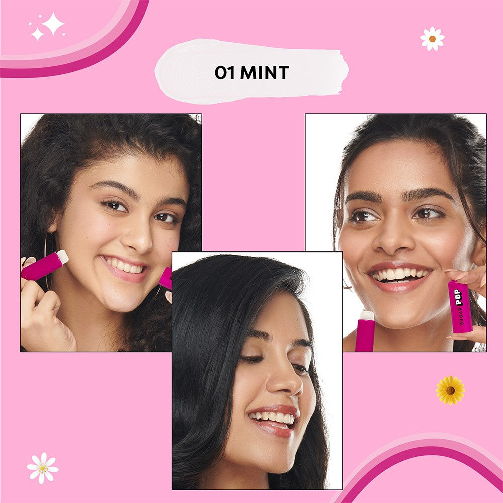 SUGAR POP Nourishing Tinted Lip Balm (Mint 01) : 4.5 g