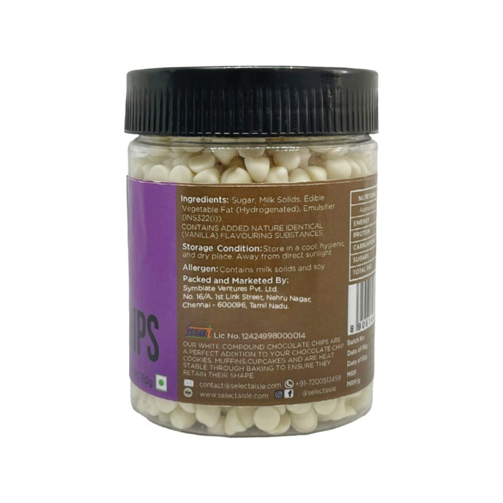 The Select Aisle White Choco Chip : 150 g