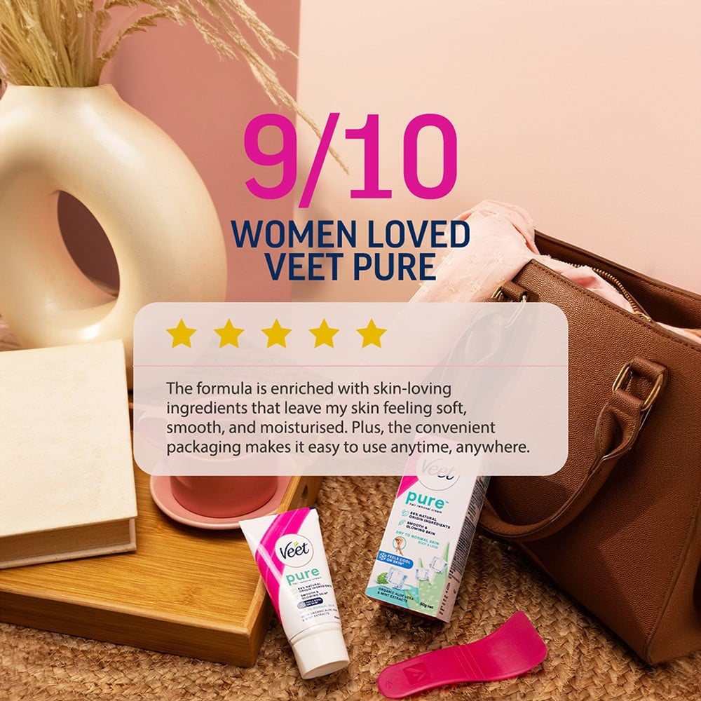 Veet Aloe Vera Sensitive Skin Hair Removal Cream - Pack of 3 : 3 x 30 g