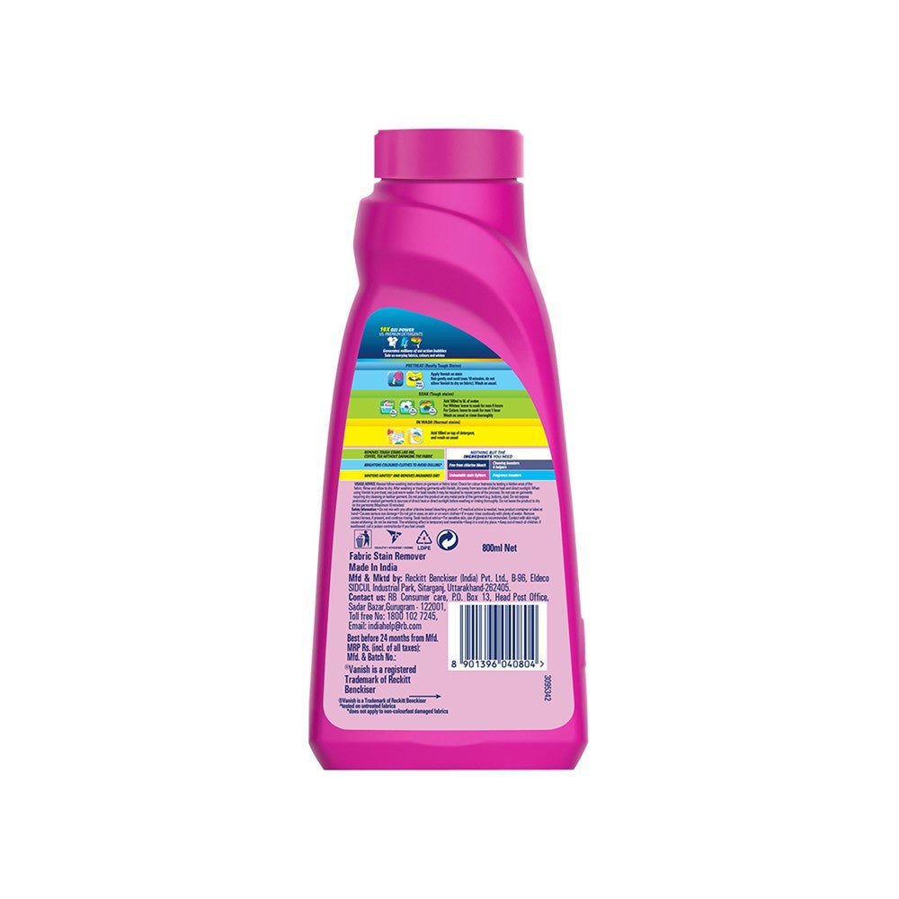Vanish Oxi Action Fabric Stain Remover (800 ml) + Harpic Disinfectant Liquid Toilet Cleaner - (Original) + Lizol Disinfectant Surface & Floor Cleaner (Citrus) Combo : 800 ml + 1 ltr + 2 ltr