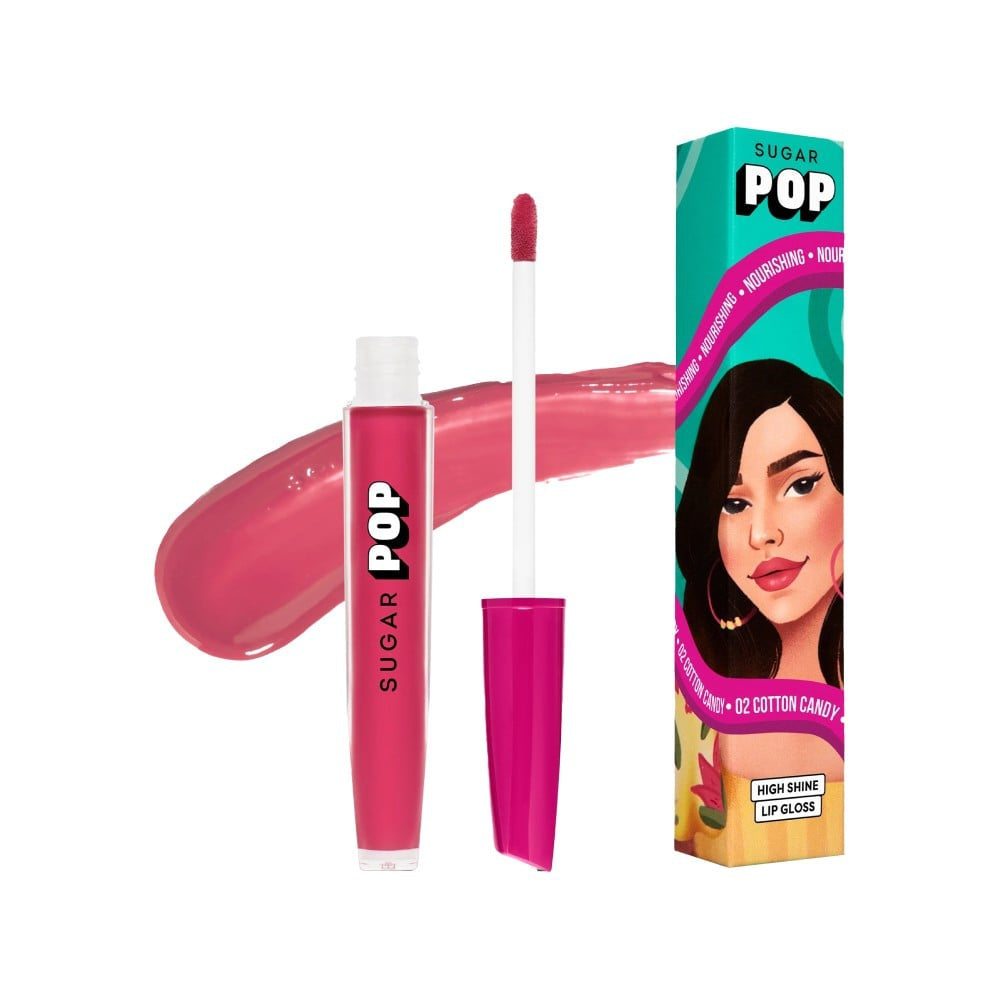 SUGAR POP High Shine Lip Gloss (02 Cotton Candy) : 3.5 ml