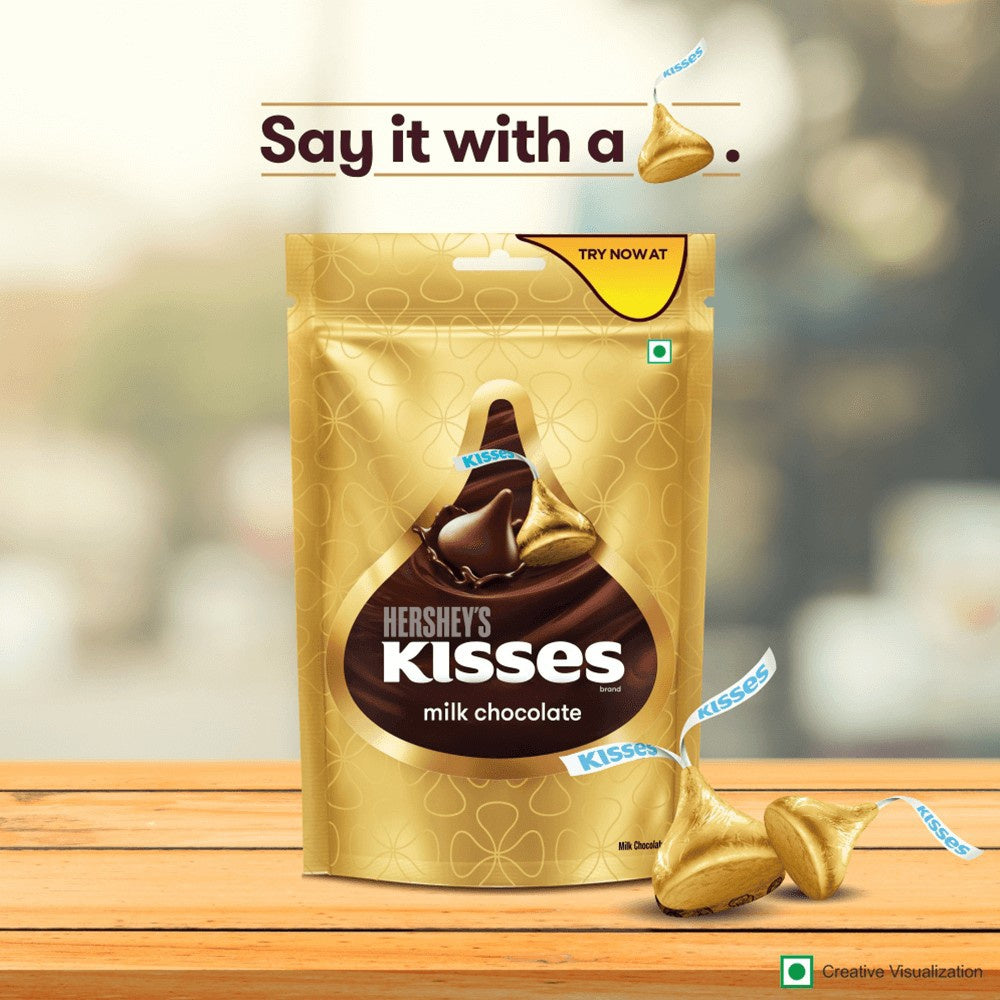 Hershey's Kisses Milk Chocolate Pack - Pack of 2 : 2 x 36 g