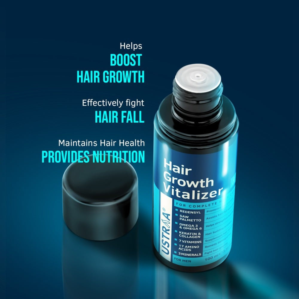Ustraa Hair Growth Vitalizer Hair Serum : 100 ml