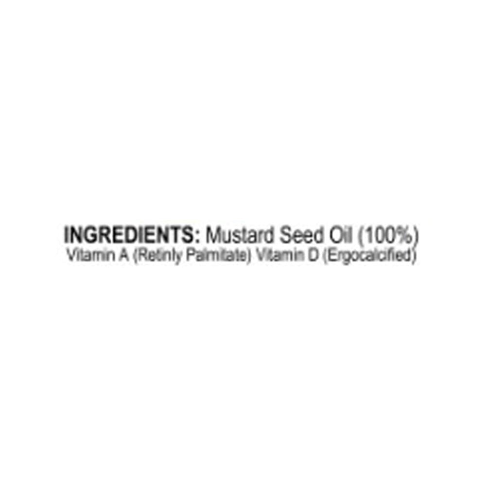 Whole Farm Premium Cold Pressed Mustard Oil - Pack of 2 : 2 x 1 ltr
