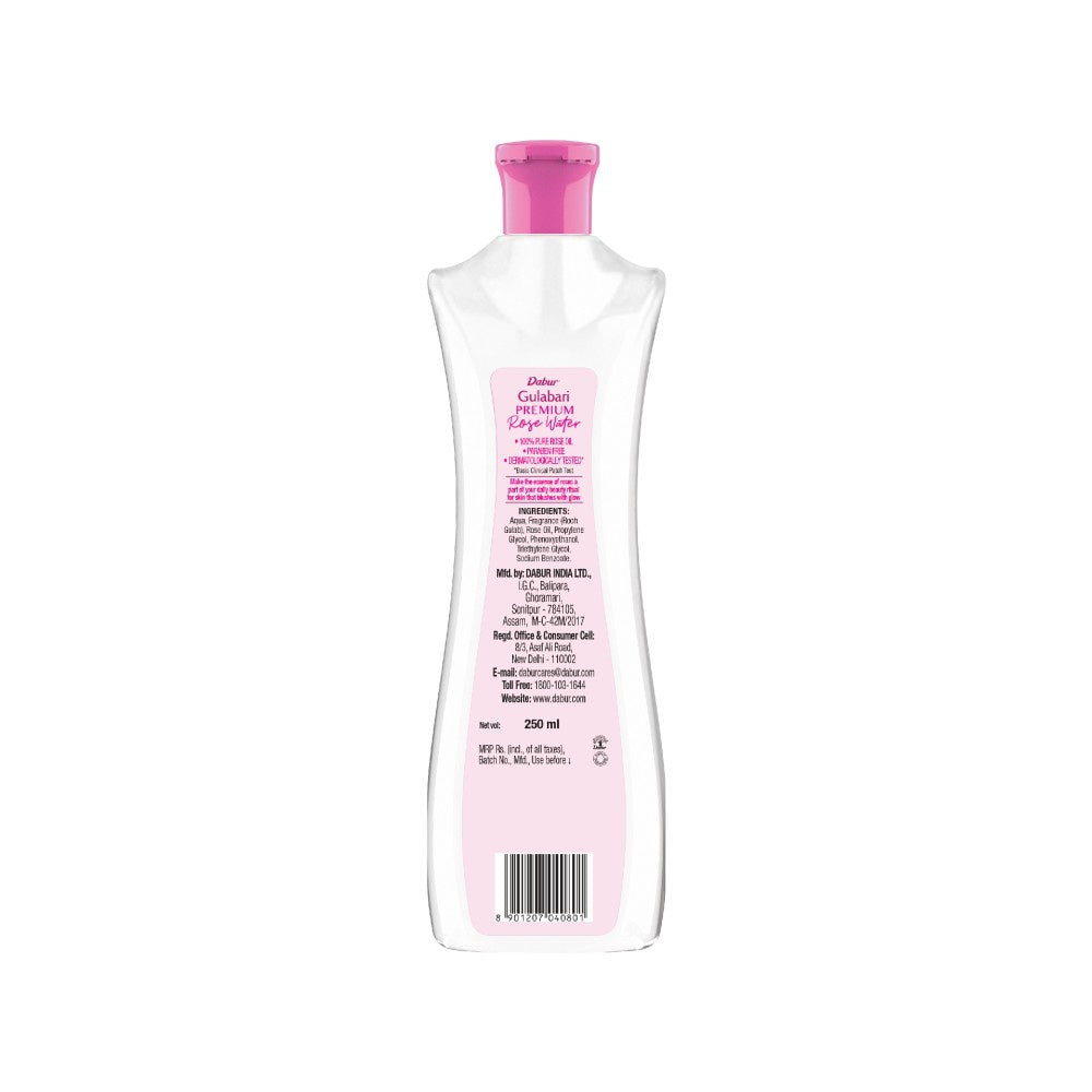 Dabur Gulabari Premium Rose Water Paraben Free Skin Toner : 250 ml