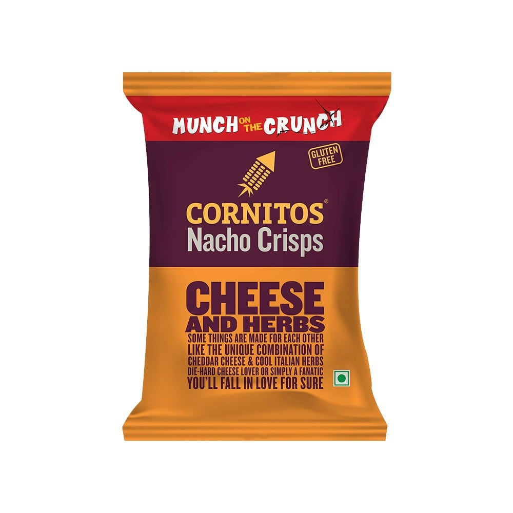 Cornitos Cheese & Herbs Nachos : 75 g