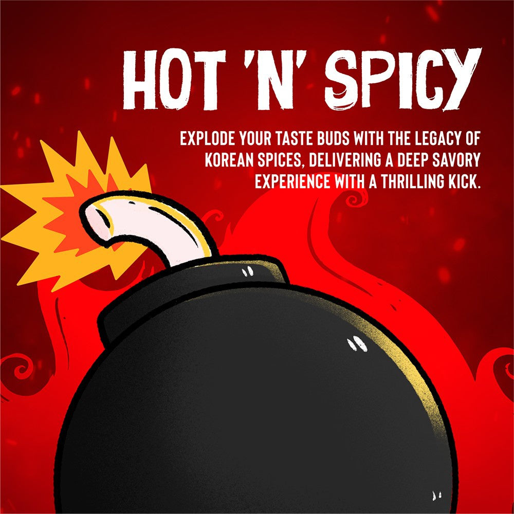 Too Yumm K-Bomb Hot n Spicy Instant Noodles - Pack of 2 : 2 x 79 g
