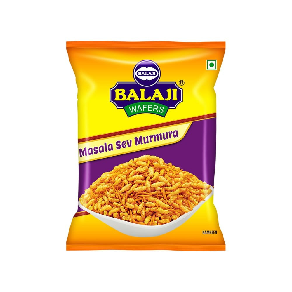 Balaji Wafers Masala Sev Murmura Murukku Namkeen : 250 g