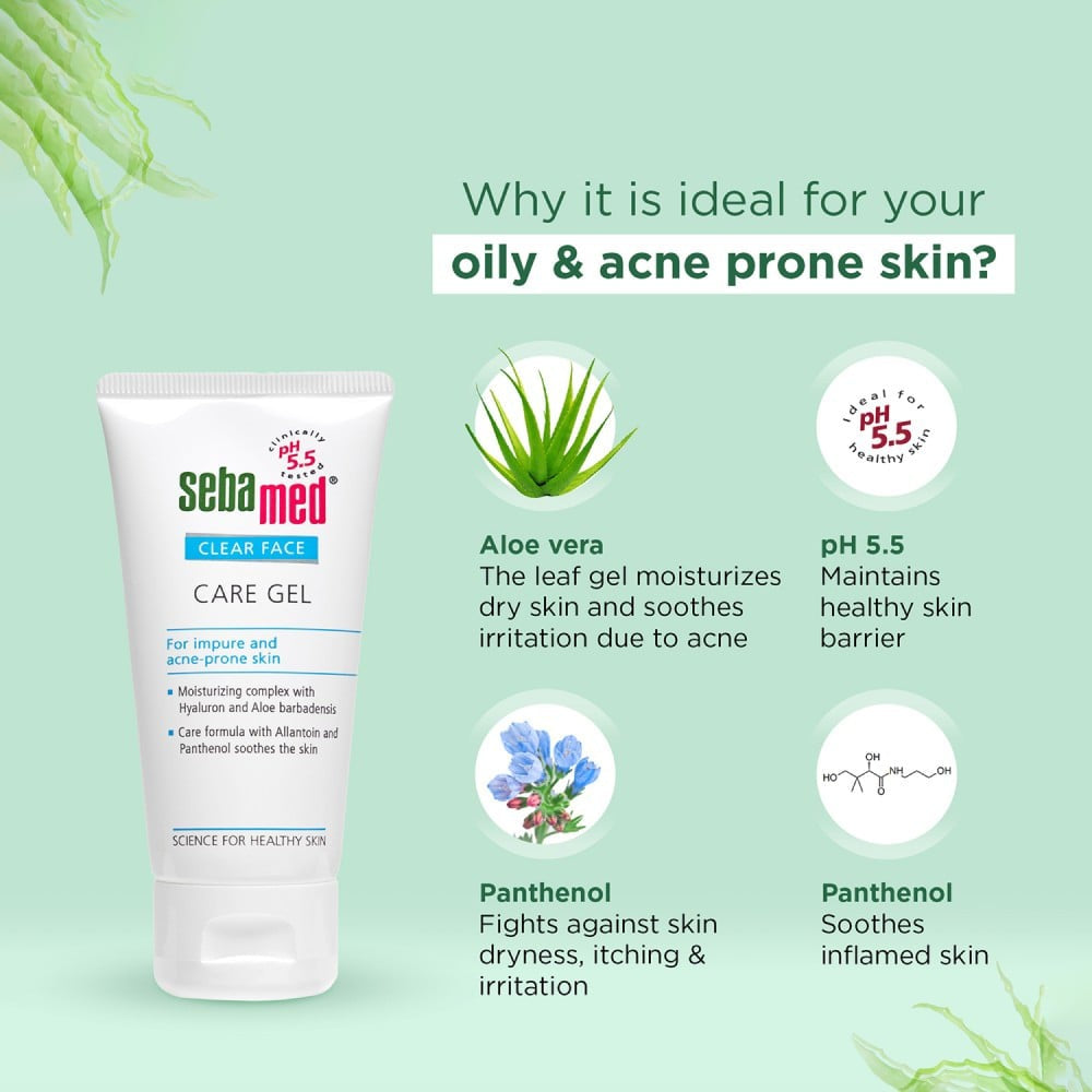 Sebamed Clear Moisturizing Gel : 50 ml