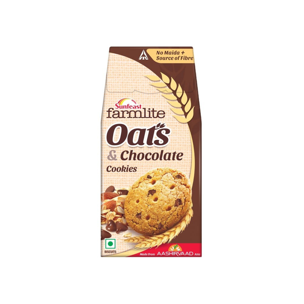 Sunfeast Farmlite Oats with Chocolate Cookies : 150 g