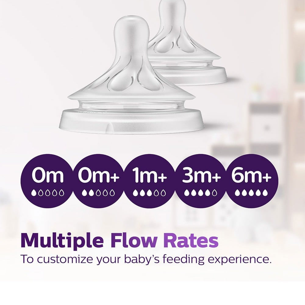 Philips Avent Natural Response Feeding Bottle 0+ Months : 1 piece