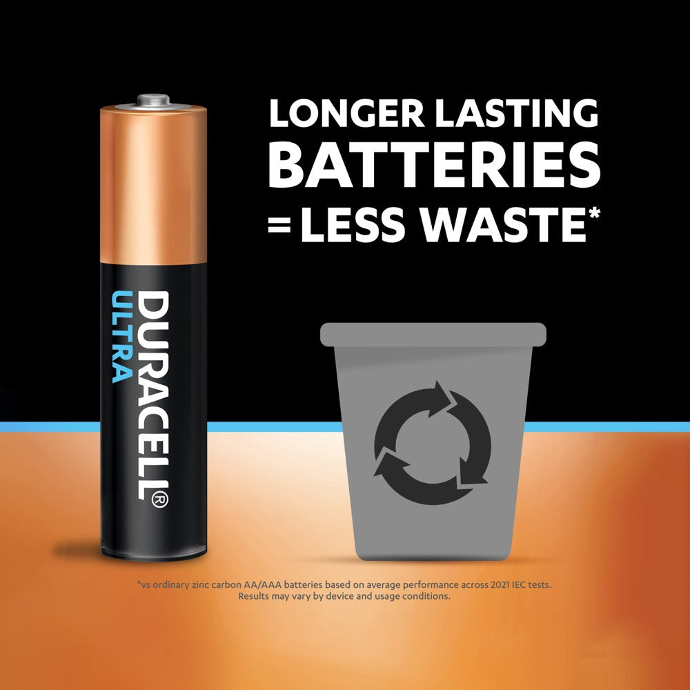 Duracell Ultra AAA Alkaline Battery : 1 pack (4 pieces)