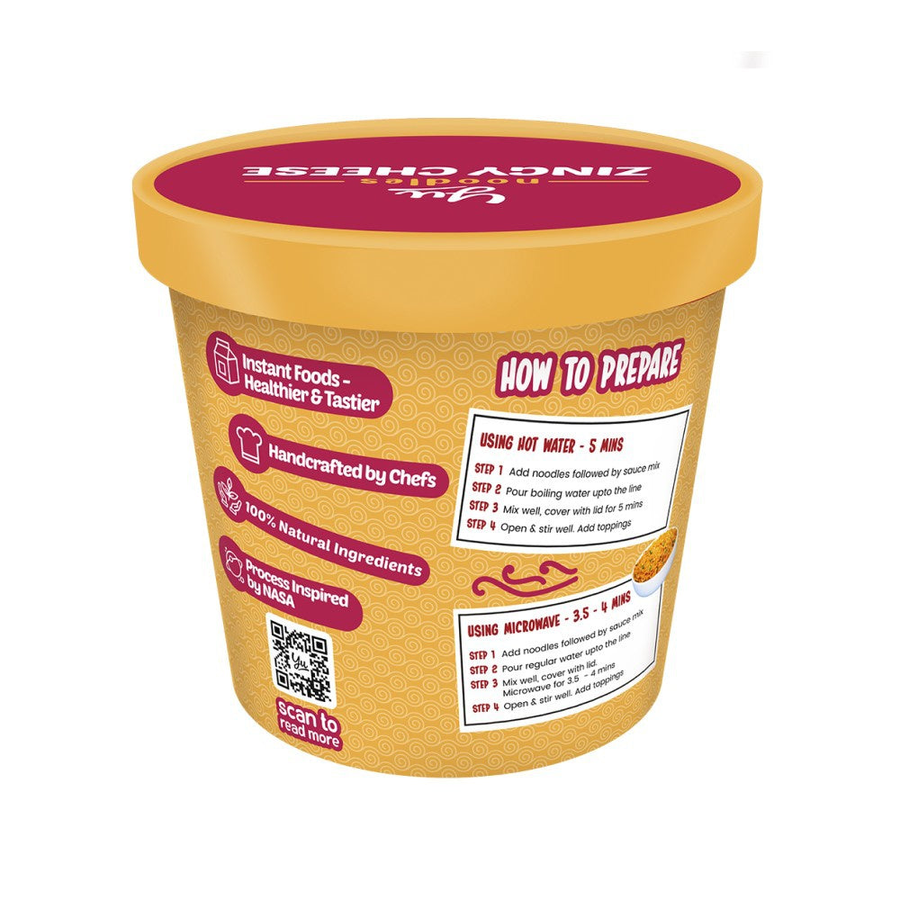 Yu Zingy Cheese Instant Cup Noodles : 80 g
