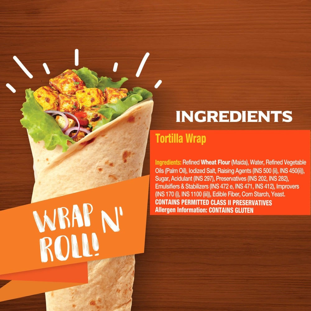 Cornitos Wheat Flour Tortilla Wrap : 270 g (6 pieces)