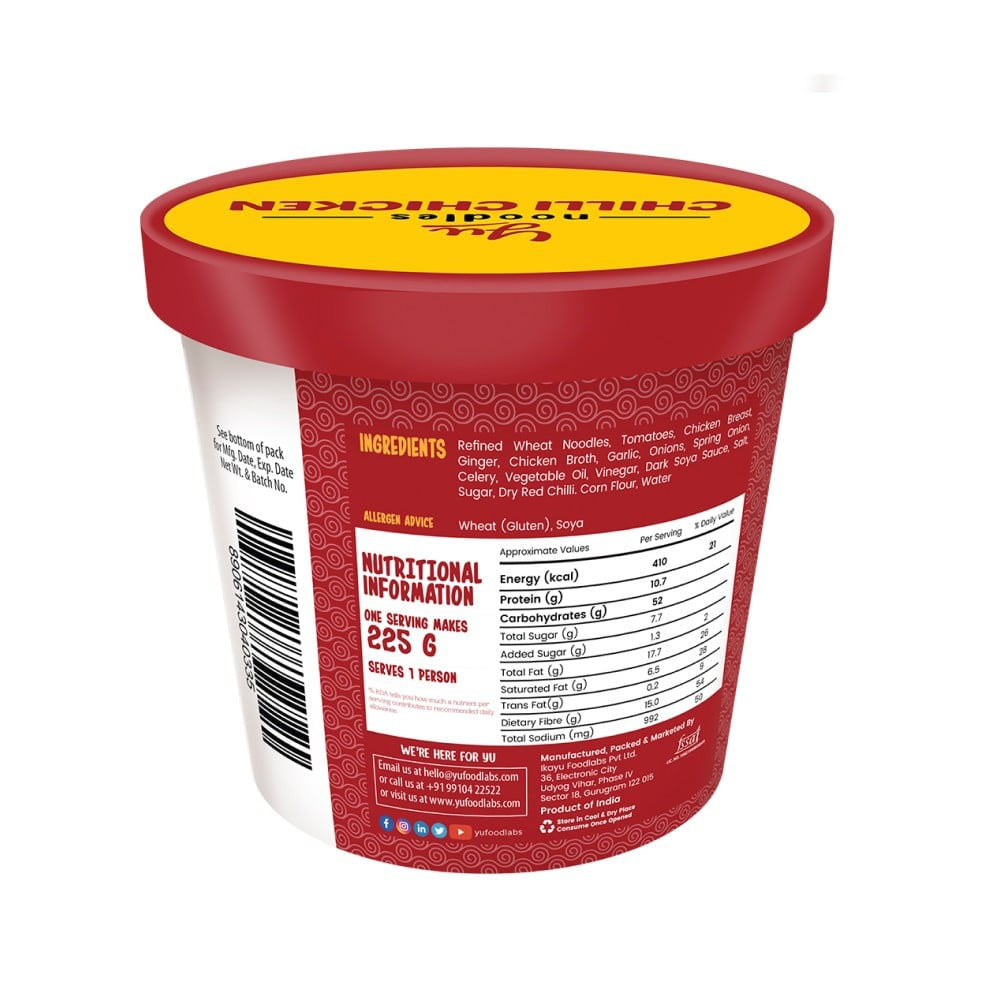 Yu Chilli Chicken Instant Cup Noodles : 70 g