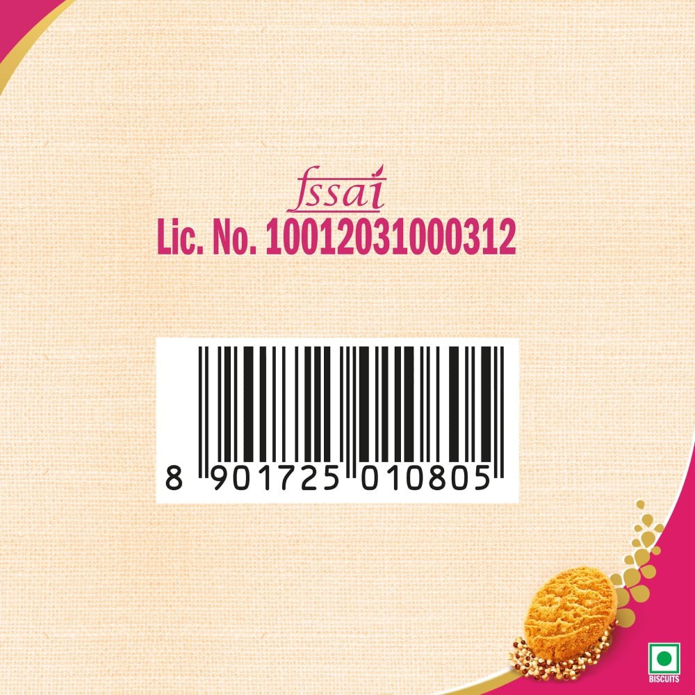 Sunfeast Farmlite Super Millets Ragi and Jowar Cookies : 75 g