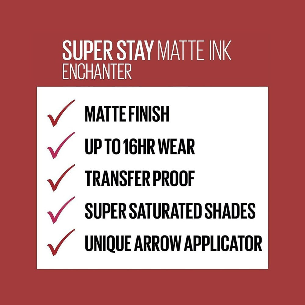 Maybelline New York Super Stay Matte Ink Liquid Lipstick (Enchanter) : 5 ml
