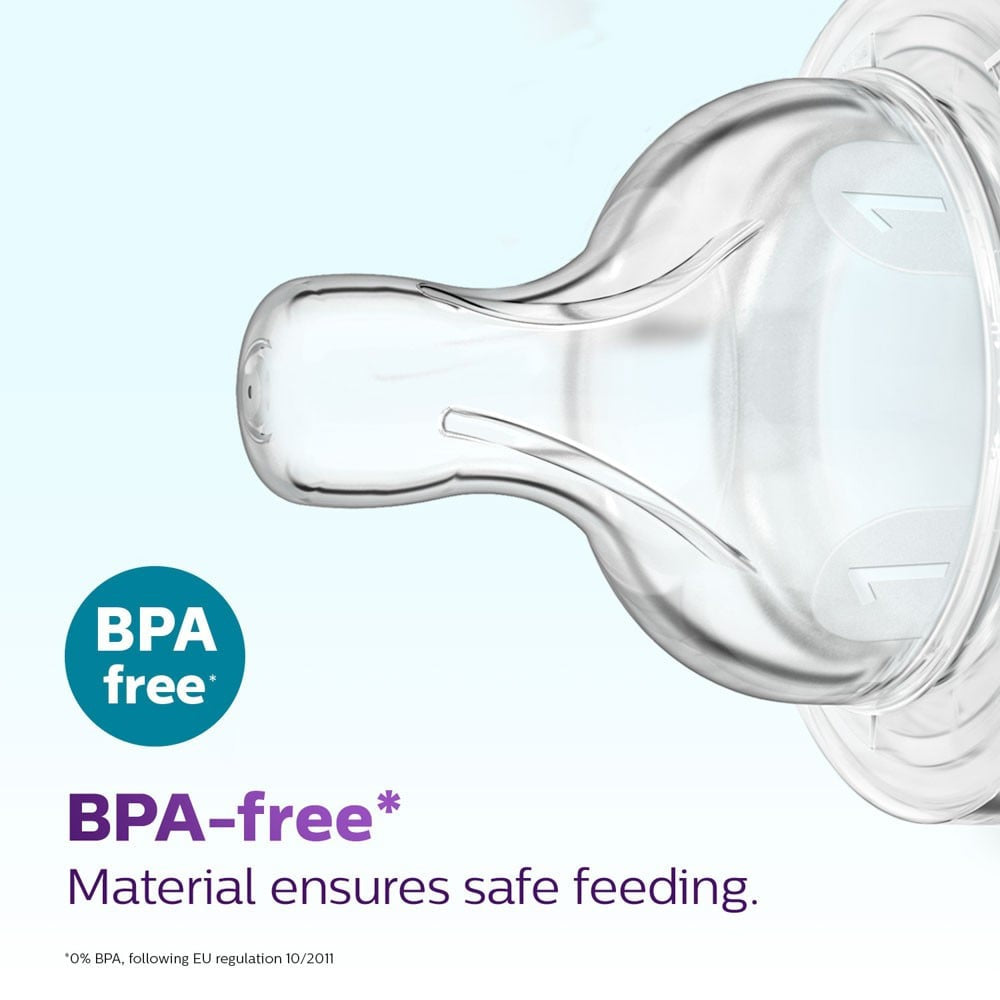 Philips Avent Classic Fast Flow Feeding Nipple 6+ Months : 1 pack (2 pieces)