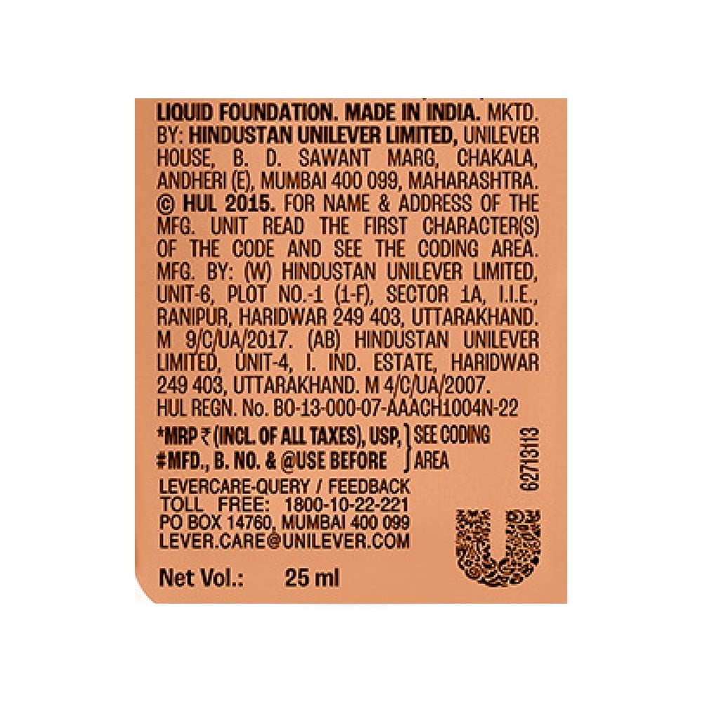 Lakme Perfecting Liquid Shell Foundation (Shell) : 27 ml