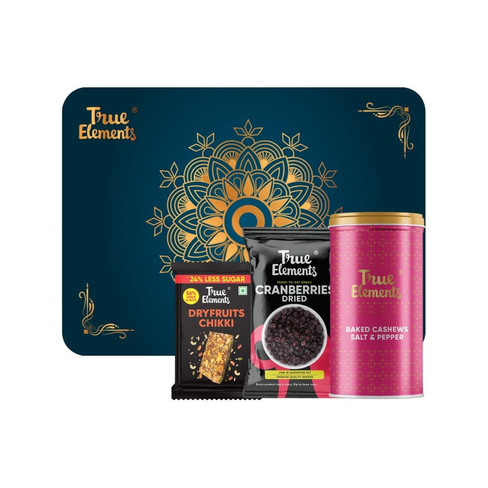 True Elements Gourmet Dry Fruits Gift Pack (Festive Edition) : 300 g