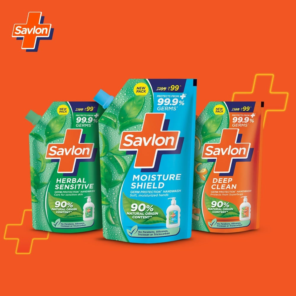 Savlon Moisture Shield Germ Protection Liquid Hand Wash (Refill) : 650 ml
